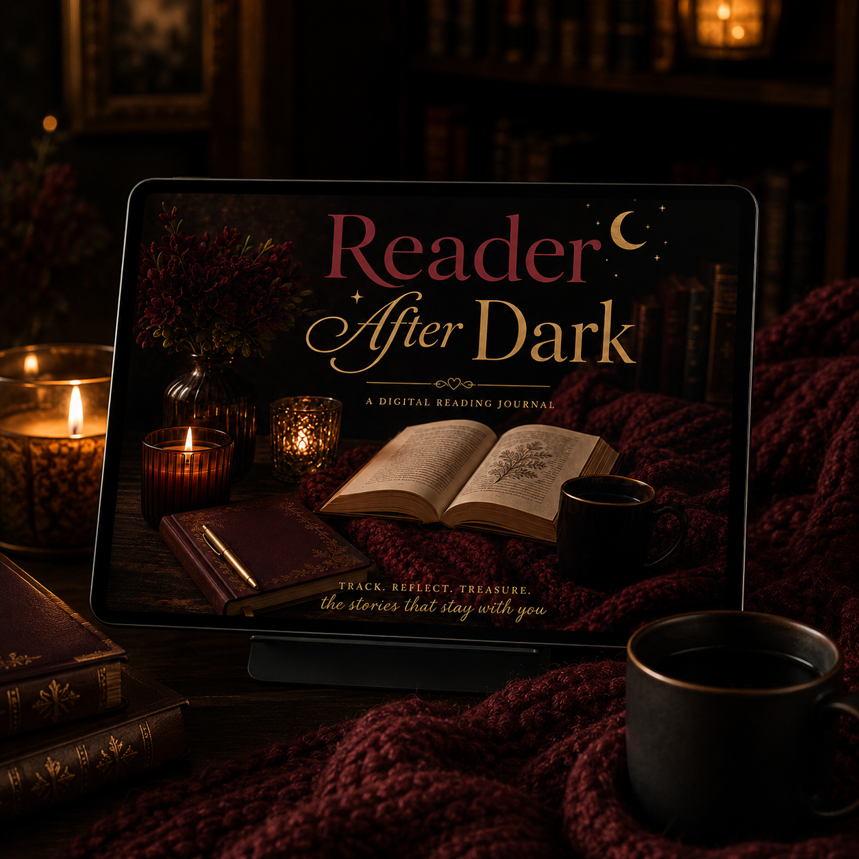 Reader After Dark | Digital Reading Journal & TBR Tracker