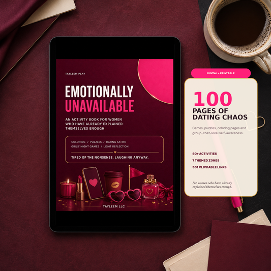 Emotionally Unavailable: The Dating Detox Activity Book