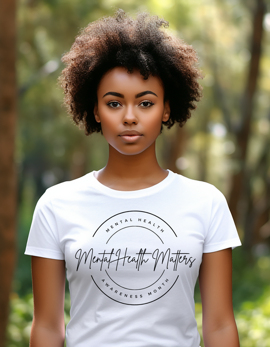 Mental Health Matters Circle T-shirt