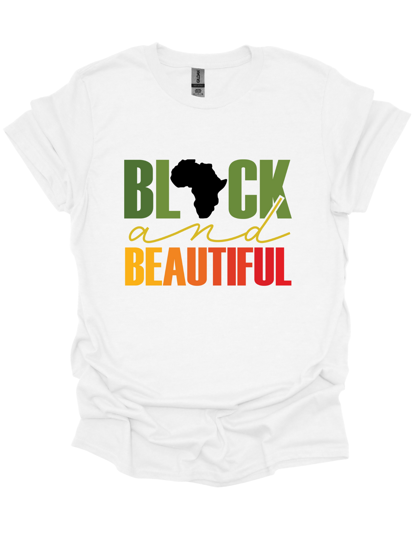 Black and Beautiful Africa T-shirt