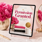 Permission Granted: The Self-Care Isn't Selfish Handbook — 30-Day Guided Journal (Printable PDF)