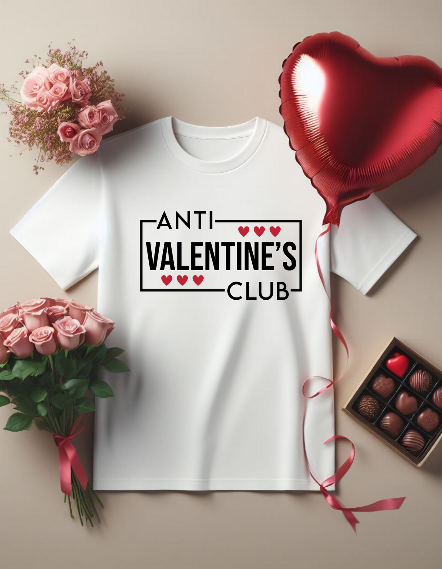 Anti-Valentine's Club T-Shirt