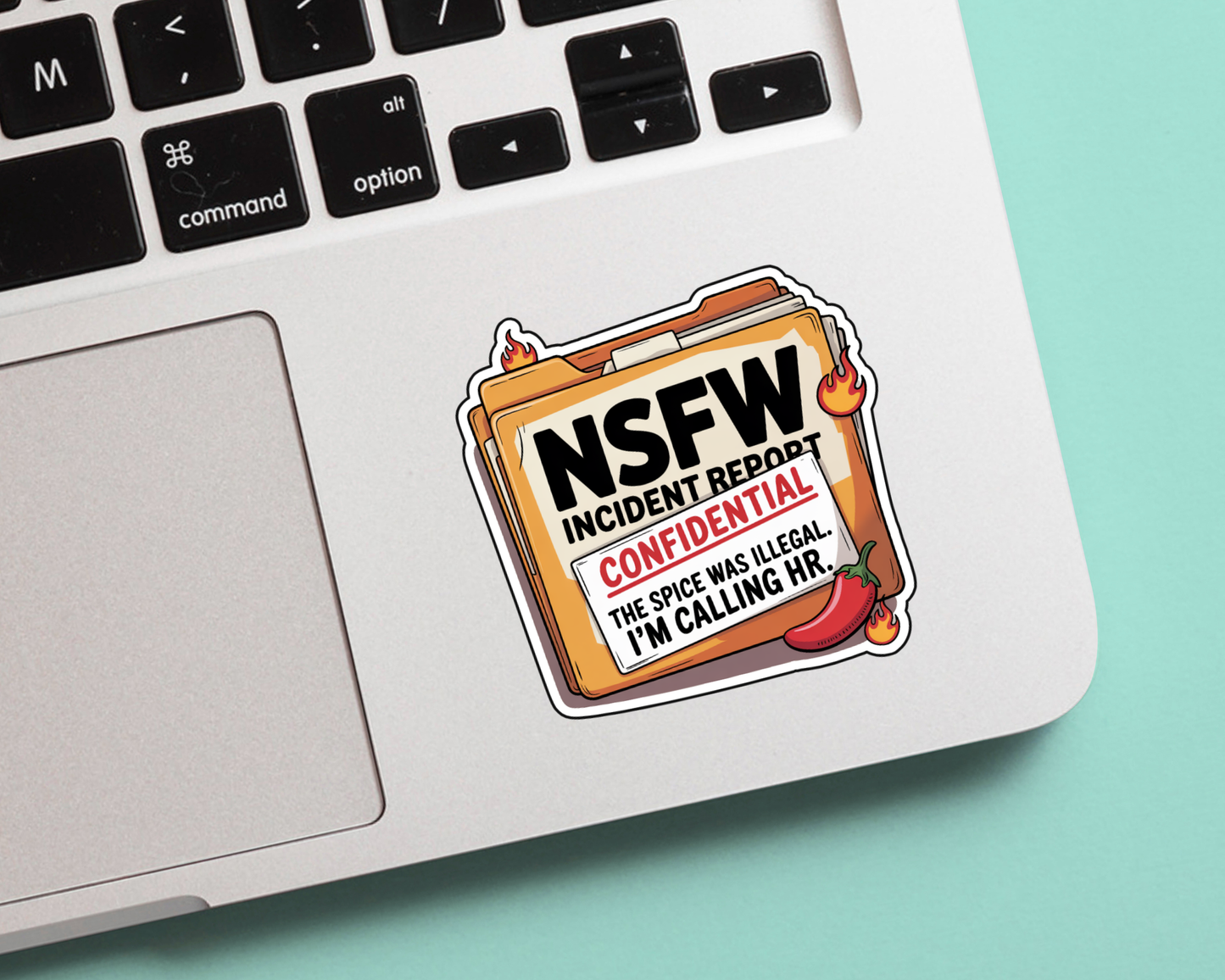 NSFW Incident Report Filed Edition & Overflowing Edition — Individual Die-Cut Sticker