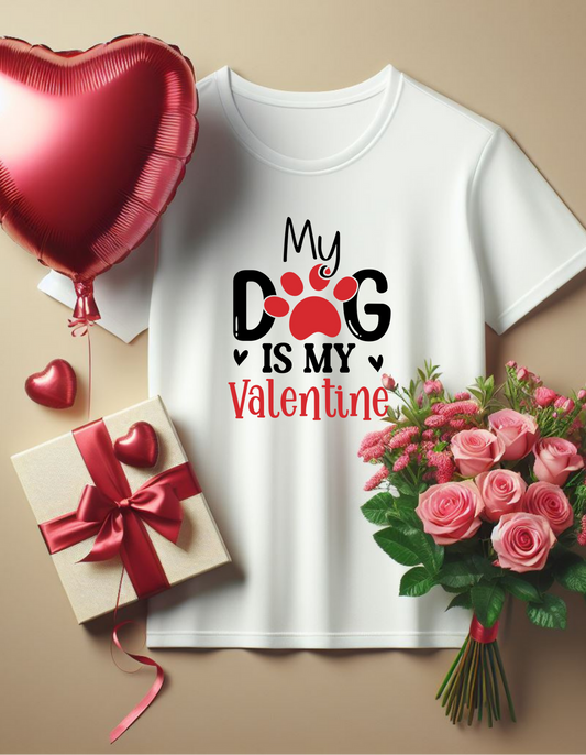 Dog Valentine T-shirt