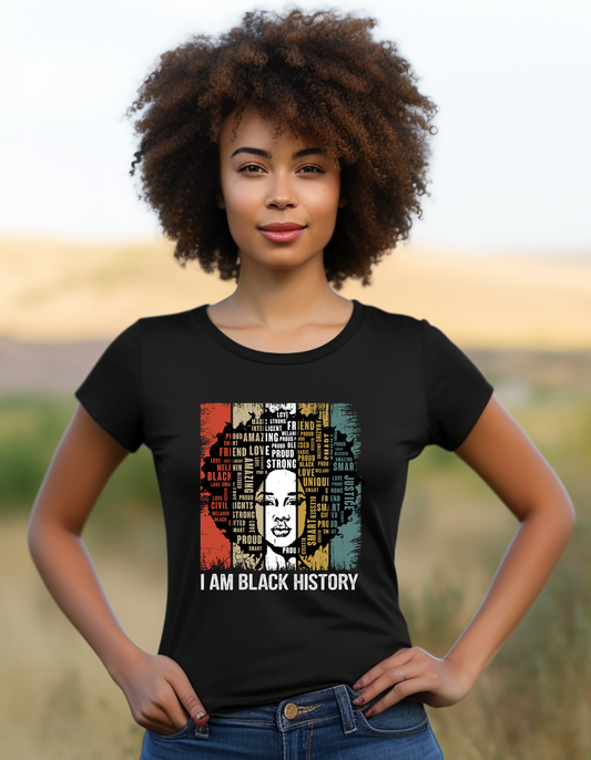 I Am Black History Woman T-shirt