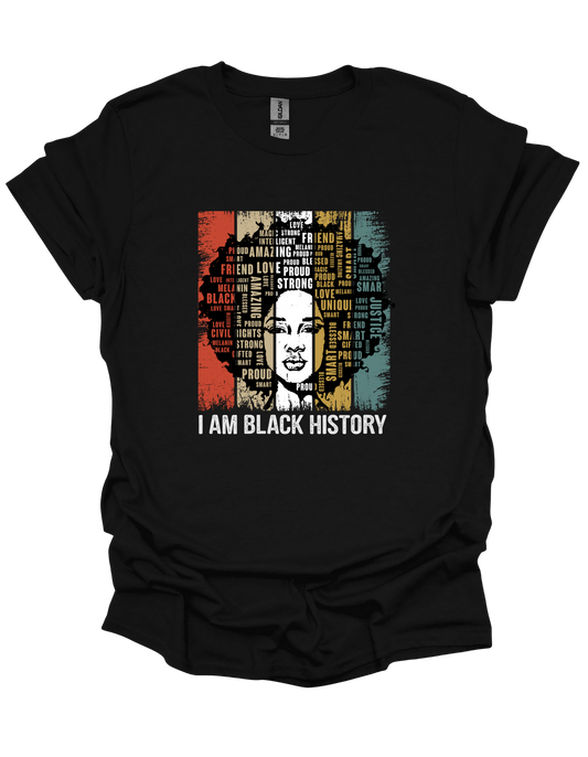 I Am Black History Woman T-shirt