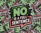 No Is a Full Sentence Sassy Edition — Individual Die-Cut Sticker