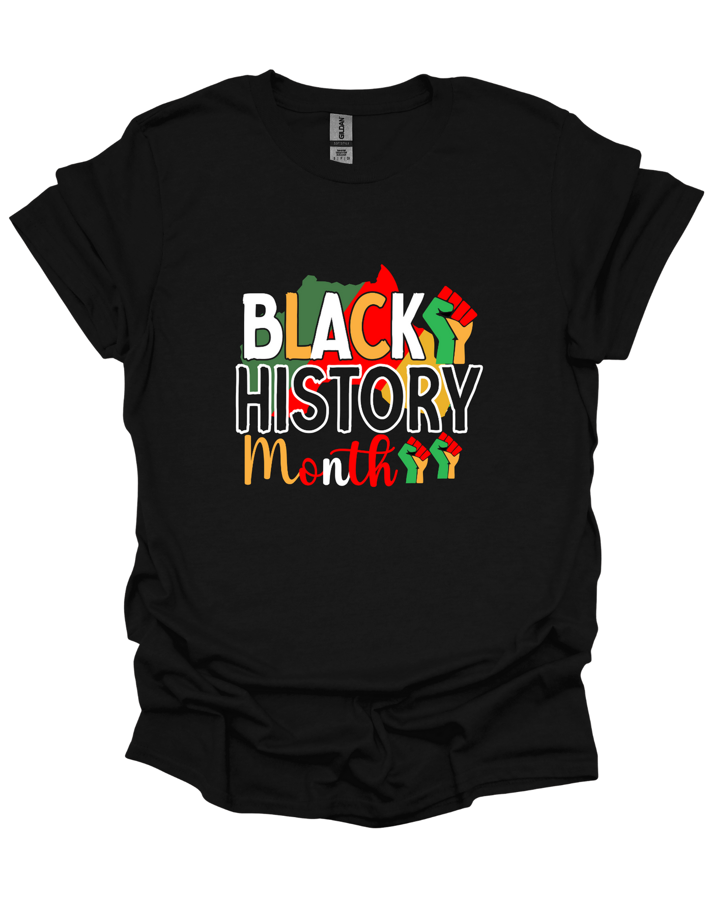 Black History Month Fist T-shirt