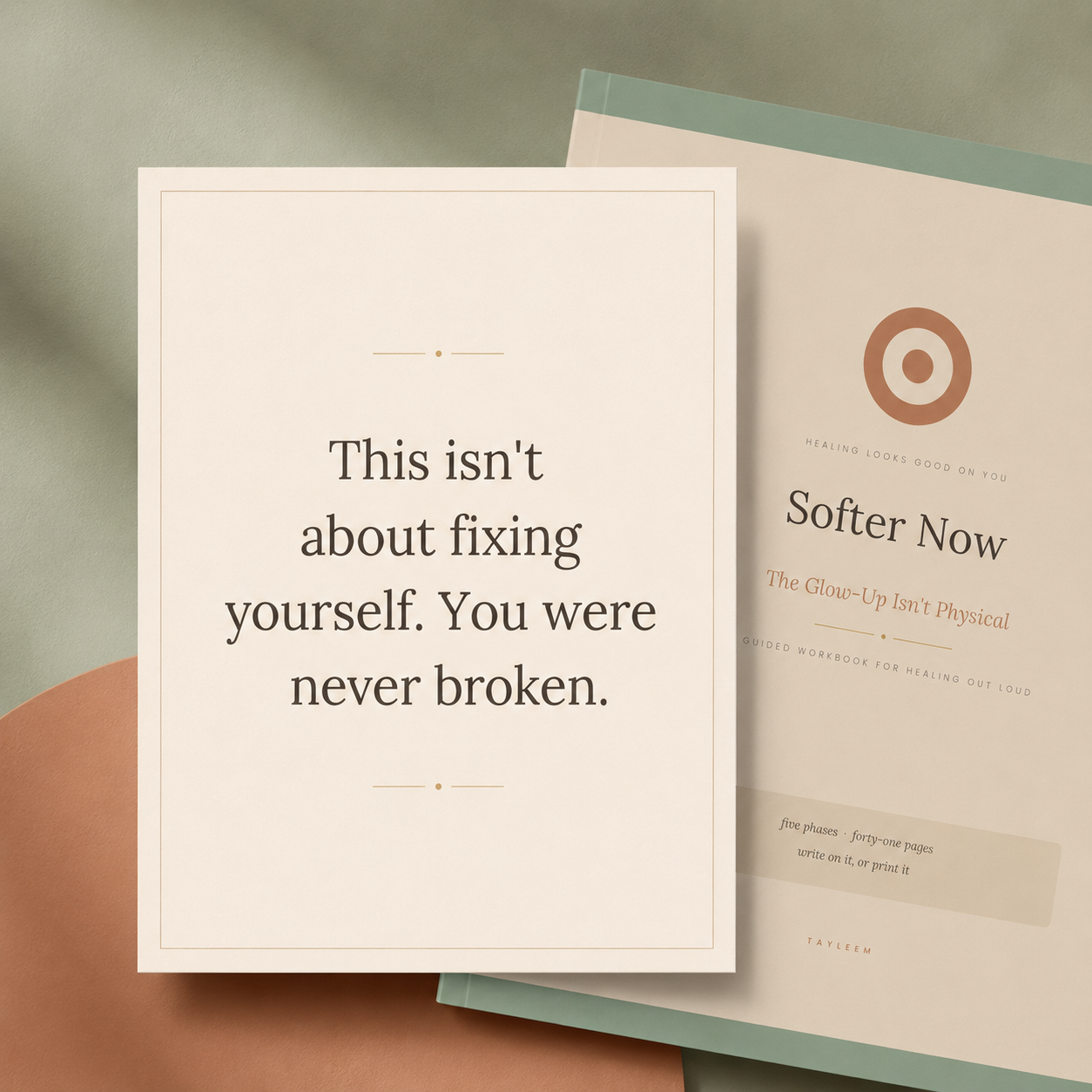 Softer Now | Guided Healing Workbook & Journal