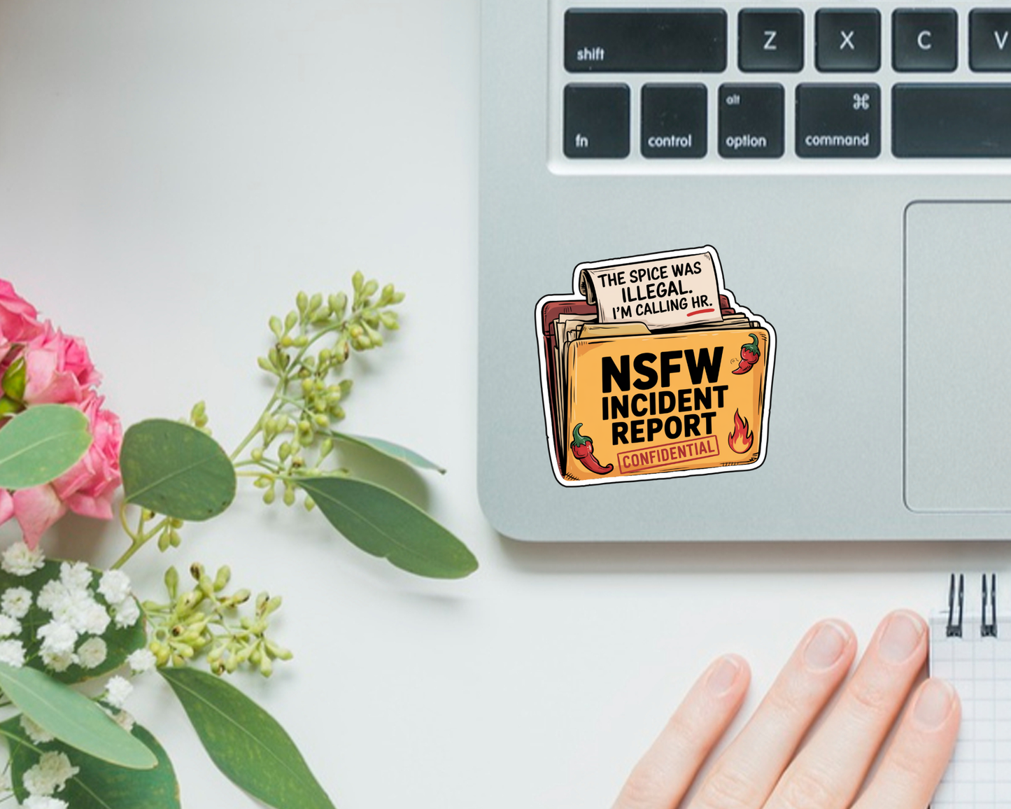 NSFW Incident Report Filed Edition & Overflowing Edition — Individual Die-Cut Sticker