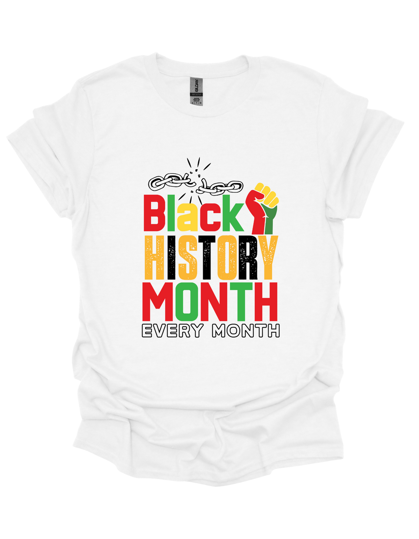 Black History Month Every Month T-shirt