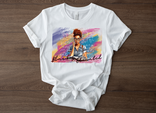 Black and Educated Girl T-shirt