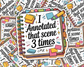 I Annotated That Scene 3 Times Cozy Edition & Loud Edition — Individual Die-Cut Sticker