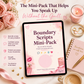 Boundary Scripts Mini-Pack | Digital Boundary Workbook & Conversation Guide