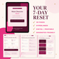 Main Character Reset: 7-Day Self-Care Digital Planner