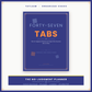 Forty-Seven Tabs: The No-Judgment Planner — Undated Printable Planner for Brains That Work in Bursts